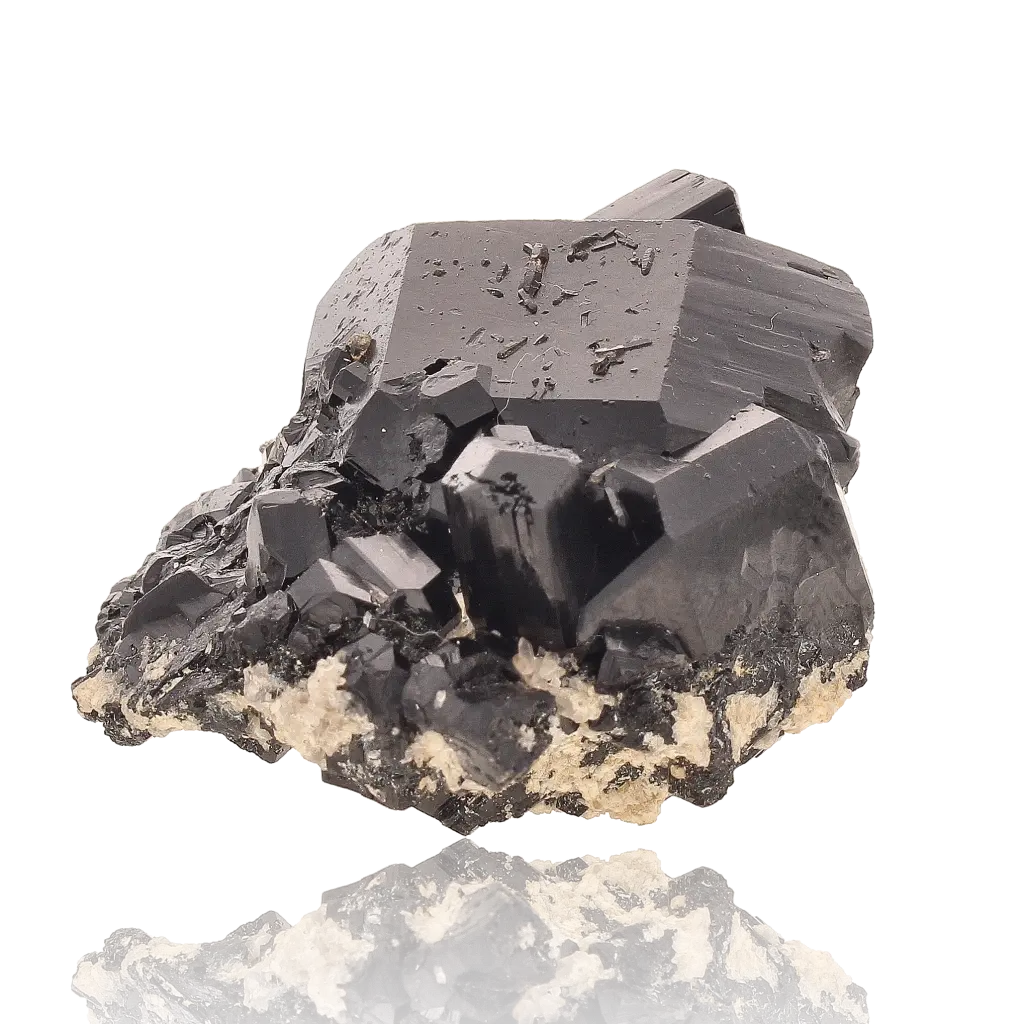 Buy your Schorl Black Tourmaline with Feldspar online now or in store at Forever Gems in Franschhoek, South Africa