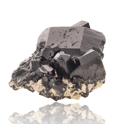 Buy your Schorl Black Tourmaline with Feldspar online now or in store at Forever Gems in Franschhoek, South Africa