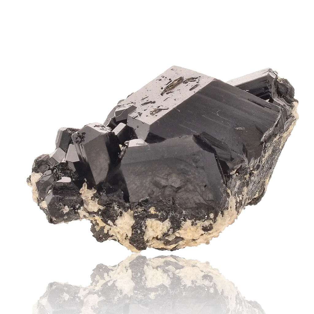 Buy your Schorl Black Tourmaline with Feldspar online now or in store at Forever Gems in Franschhoek, South Africa