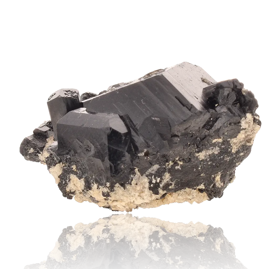 Buy your Schorl Black Tourmaline with Feldspar online now or in store at Forever Gems in Franschhoek, South Africa