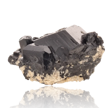 Buy your Schorl Black Tourmaline with Feldspar online now or in store at Forever Gems in Franschhoek, South Africa