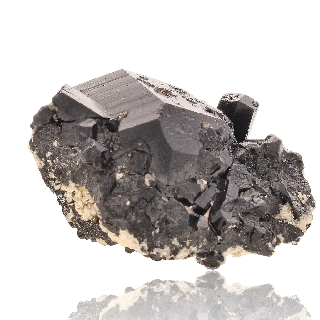 Buy your Schorl Black Tourmaline with Feldspar online now or in store at Forever Gems in Franschhoek, South Africa