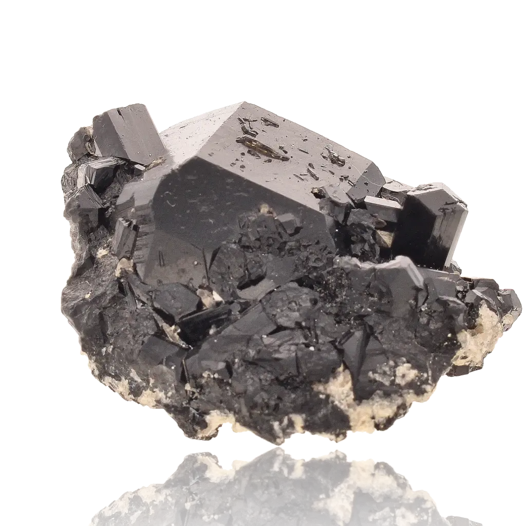 Buy your Schorl Black Tourmaline with Feldspar online now or in store at Forever Gems in Franschhoek, South Africa