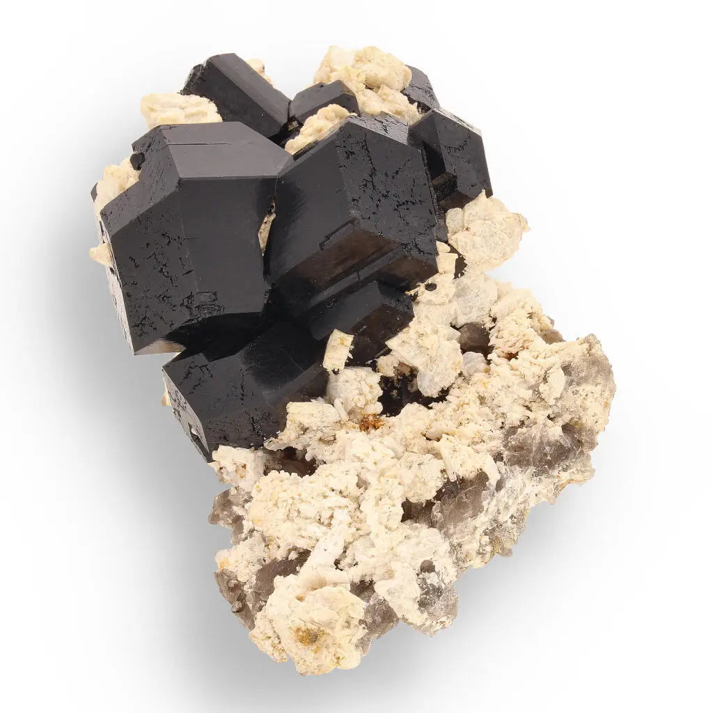 Buy your Schorl Black Tourmaline with Feldspar online now or in store at Forever Gems in Franschhoek, South Africa