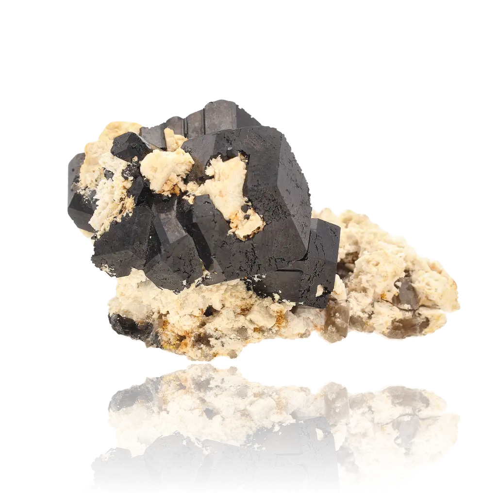 Buy your Schorl Black Tourmaline with Feldspar online now or in store at Forever Gems in Franschhoek, South Africa