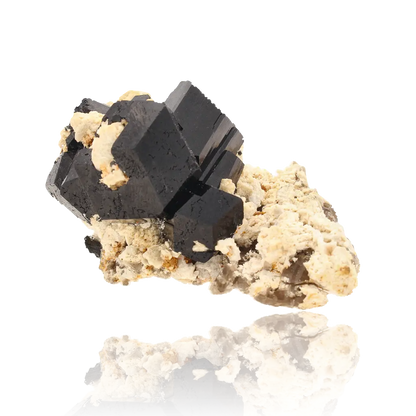 Buy your Schorl Black Tourmaline with Feldspar online now or in store at Forever Gems in Franschhoek, South Africa