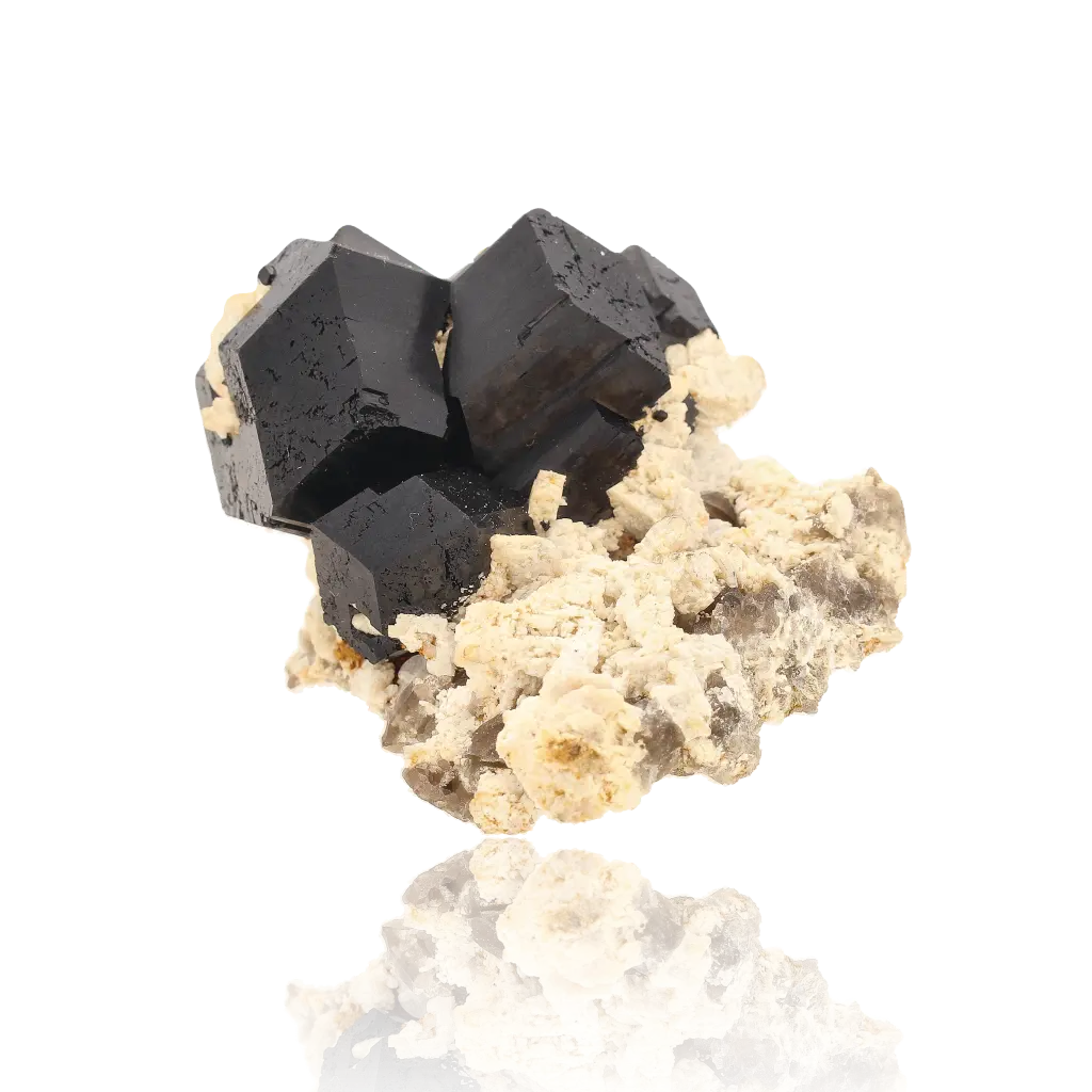 Buy your Schorl Black Tourmaline with Feldspar online now or in store at Forever Gems in Franschhoek, South Africa