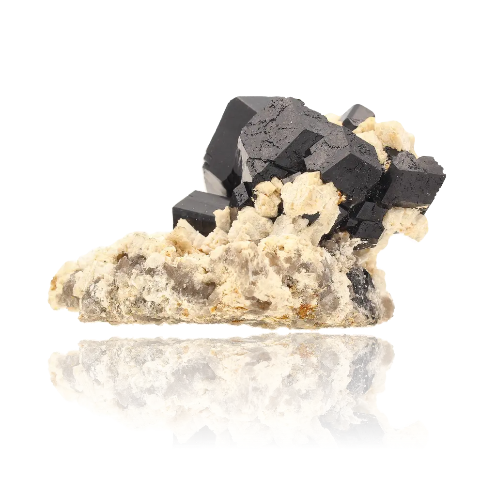 Buy your Schorl Black Tourmaline with Feldspar online now or in store at Forever Gems in Franschhoek, South Africa