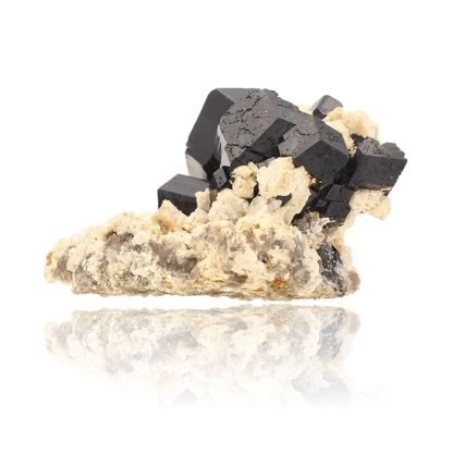 Buy your Schorl Black Tourmaline with Feldspar online now or in store at Forever Gems in Franschhoek, South Africa