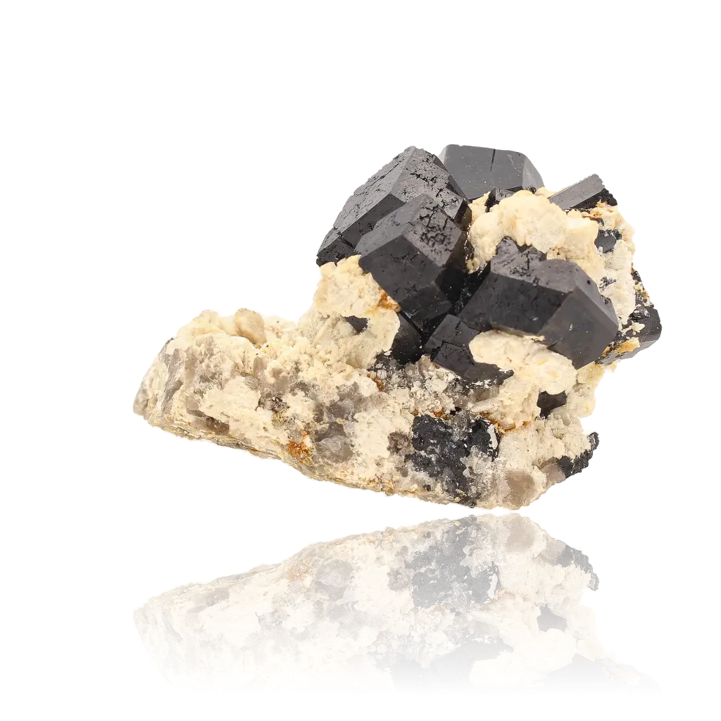 Buy your Schorl Black Tourmaline with Feldspar online now or in store at Forever Gems in Franschhoek, South Africa