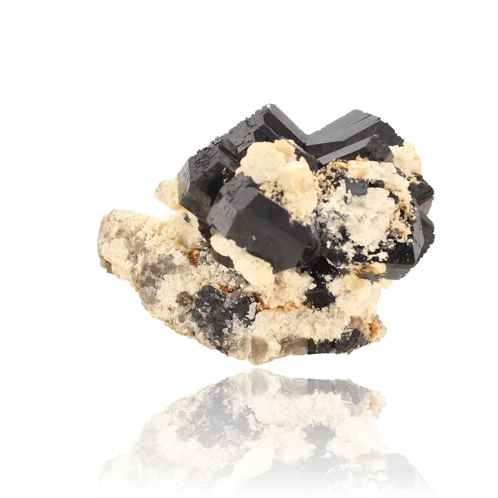 Buy your Schorl Black Tourmaline with Feldspar online now or in store at Forever Gems in Franschhoek, South Africa