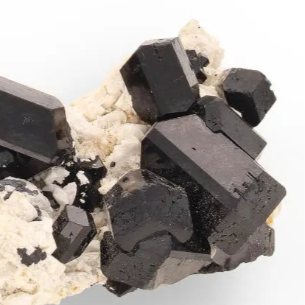 Buy your Schorl Black Tourmaline with Feldspar and Smoky Quartz online now or in store at Forever Gems in Franschhoek, South Africa