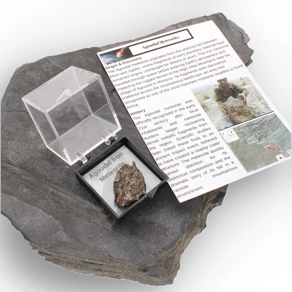 Get your Authentic Agoudal Meteorite Specimen from Morocco online now or in store at Forever Gems in Franschhoek, South Africa