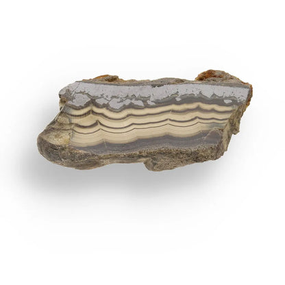 Get your Collector's Grade Olkusz Schalenblende: Fluorescent Sphalerite, Galena & Marcasite Slice from Poland online now or in store at Forever Gems in Franschhoek, South Africa