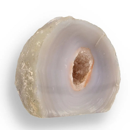 Get your Agate Geode Secret Druzy Nest - Stunning Brazilian Banded Crystal online now or in store at Forever Gems in Franschhoek, South Africa