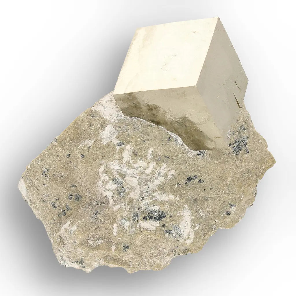 Get your Pyrite Single Cube with Matrix – Navajún, Spain online now or in store at Forever Gems in Franschhoek, South Africa
