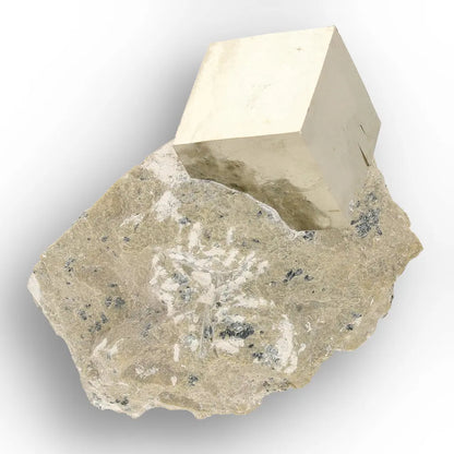 Get your Pyrite Single Cube with Matrix – Navajún, Spain online now or in store at Forever Gems in Franschhoek, South Africa