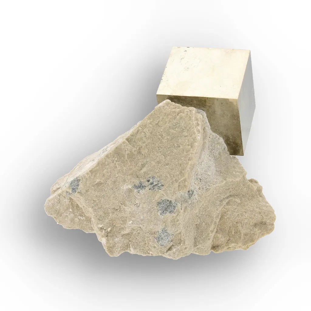 Get your Pyrite Single Cube on Matrix – Navajún, Spain online now or in store at Forever Gems in Franschhoek, South Africa