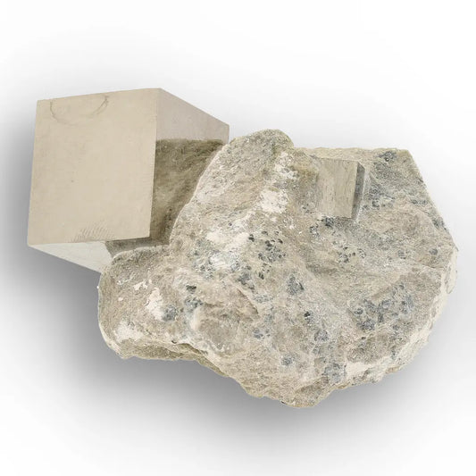 Get your Pyrite Triple Cube on Matrix – Navajún, Spain online now or in store at Forever Gems in Franschhoek, South Africa