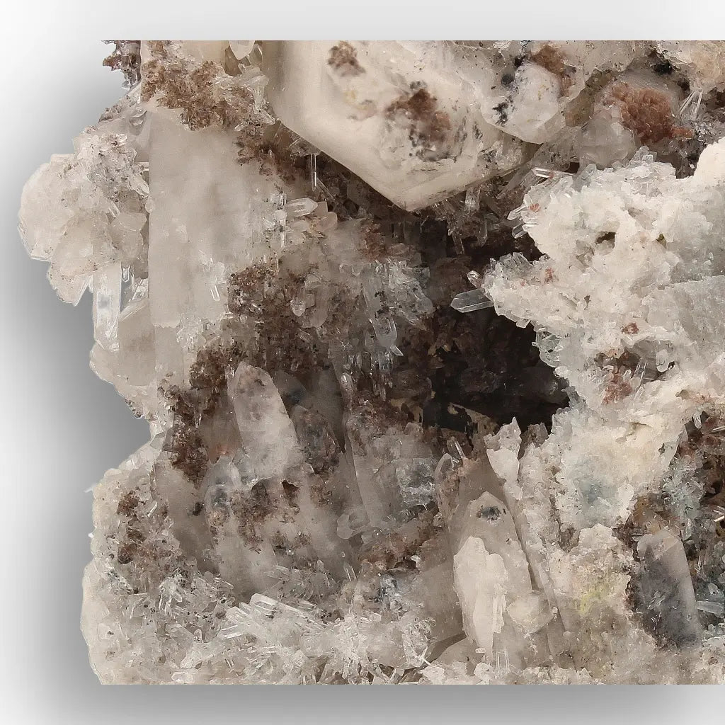 Lattice Quartz with Foitite from Erongo Mountains, Namibia