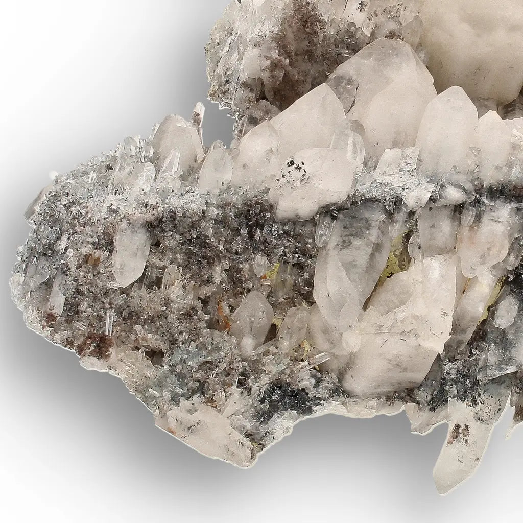 Lattice Quartz with Foitite Cluster from Erongo, Namibia