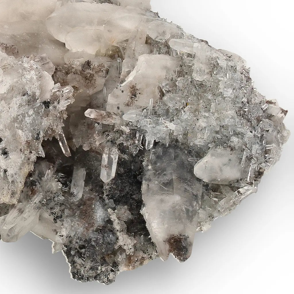 Lattice Quartz with Foitite Cluster from Erongo, Namibia