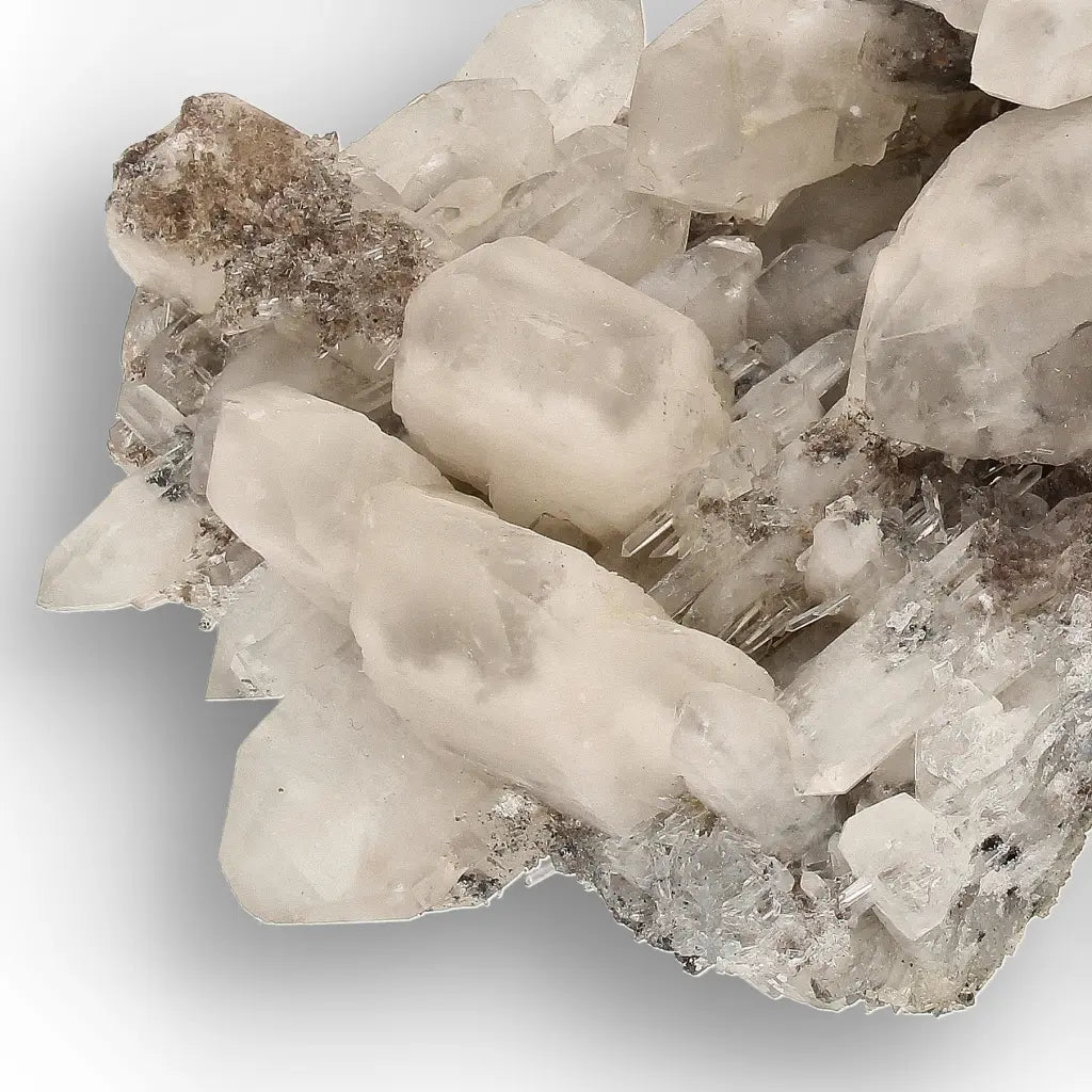 Lattice Quartz with Foitite Cluster from Erongo, Namibia