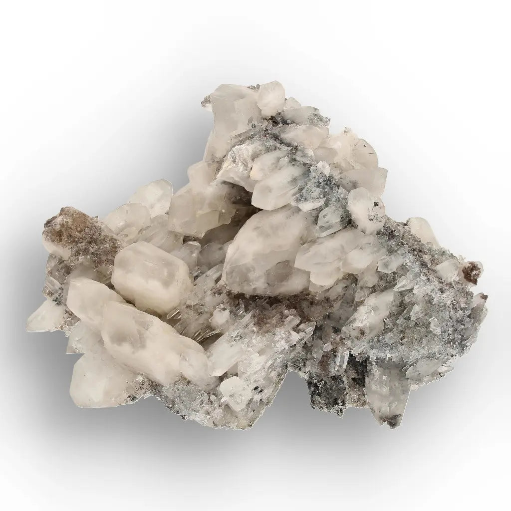 Lattice Quartz with Foitite Cluster from Erongo, Namibia