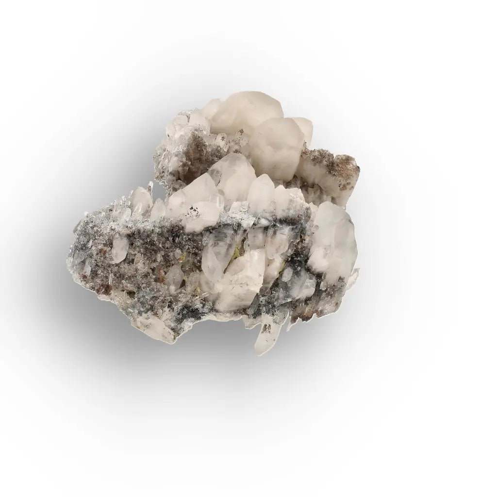 Lattice Quartz with Foitite Cluster from Erongo, Namibia