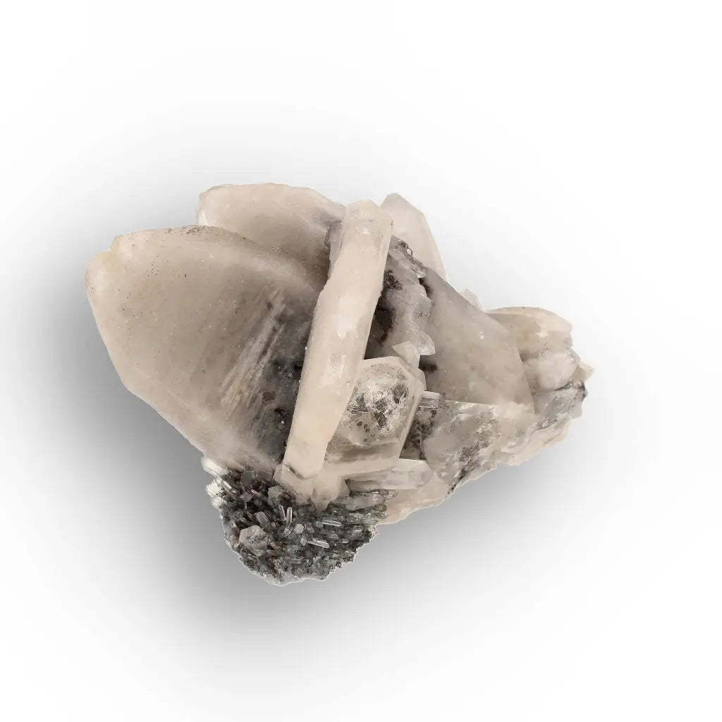 Lattice Quartz with Foitite Cluster, Erongo Mountains Namibia