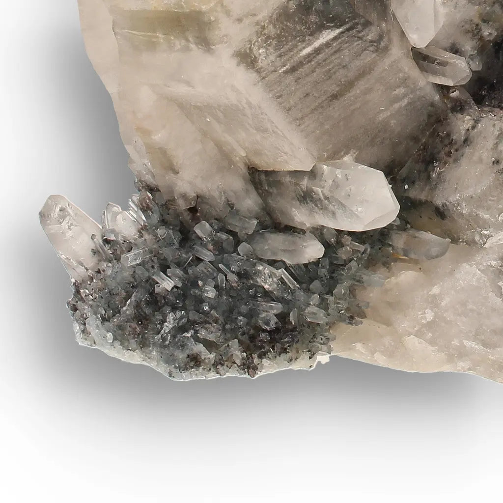 Lattice Quartz with Foitite Cluster, Erongo Mountains Namibia