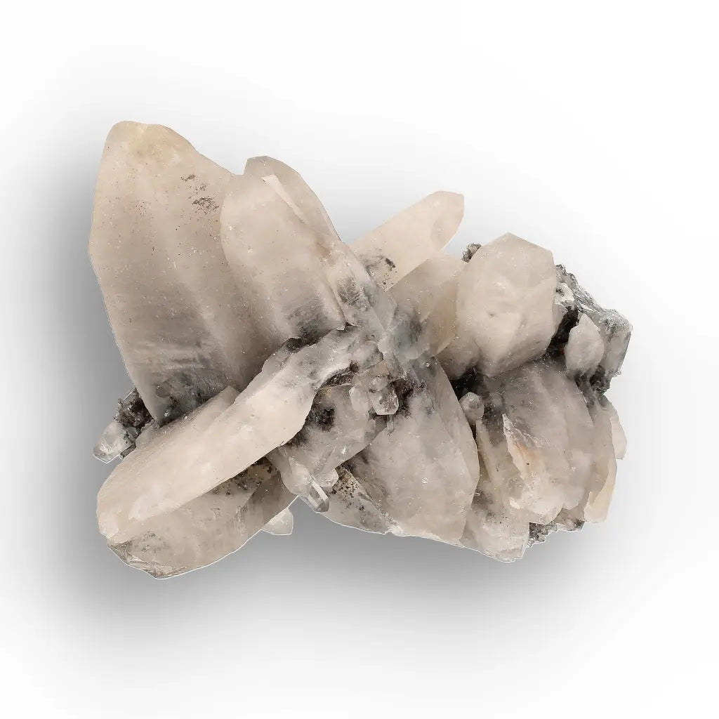 Lattice Quartz with Foitite Cluster, Erongo Mountains Namibia