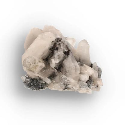 Lattice Quartz with Foitite Cluster, Erongo Mountains Namibia