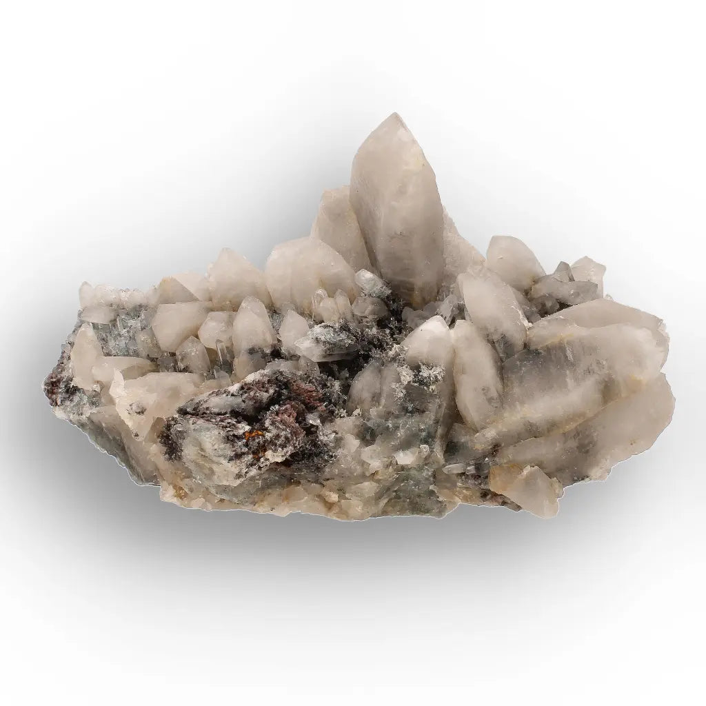 Lattice Quartz with Foitite Crest, Erongo Mountains Namibia