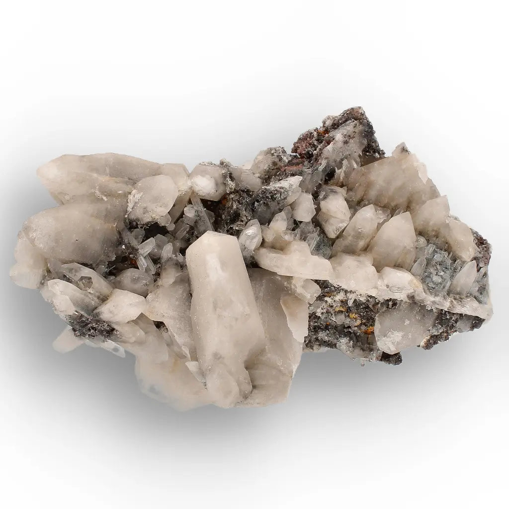 Lattice Quartz with Foitite Crest, Erongo Mountains Namibia