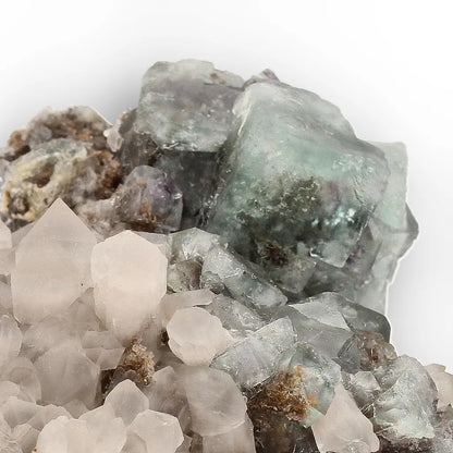 Okorusu Fluorite with Quartz Crystal Cluster from Namibia