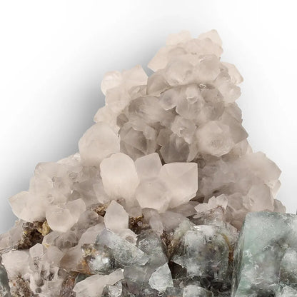 Okorusu Fluorite with Quartz Crystal Cluster from Namibia