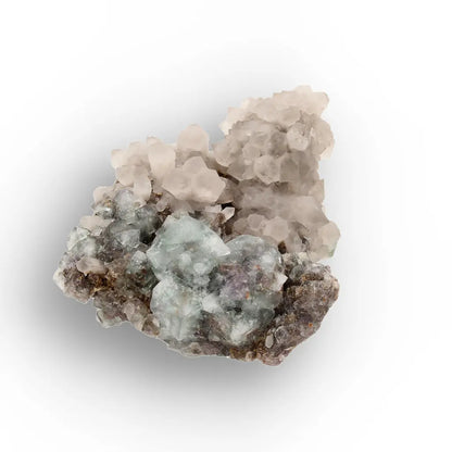 Okorusu Fluorite with Quartz Crystal Cluster from Namibia