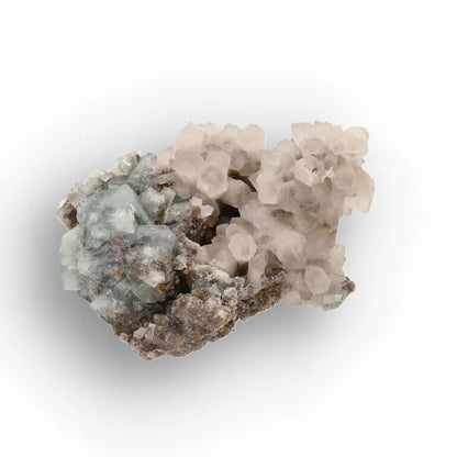 Okorusu Fluorite with Quartz Crystal Cluster from Namibia