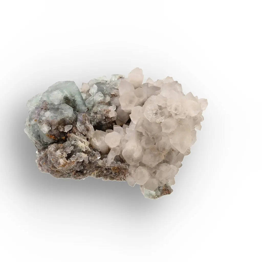 Okorusu Fluorite with Quartz Crystal Cluster from Namibia