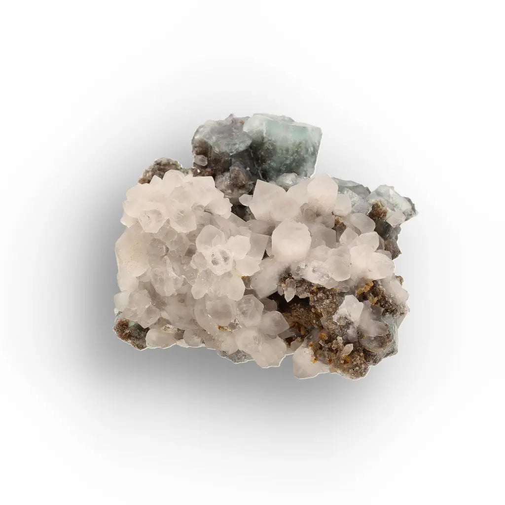 Okorusu Fluorite with Quartz Crystal Cluster from Namibia