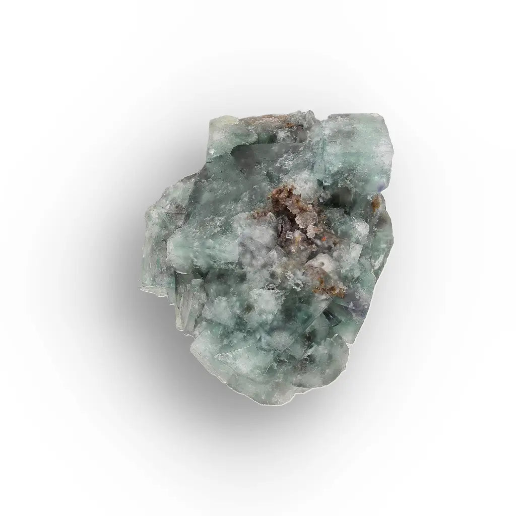 Sea Green Fluorite and Quartz from Okorusu Mine, Namibia