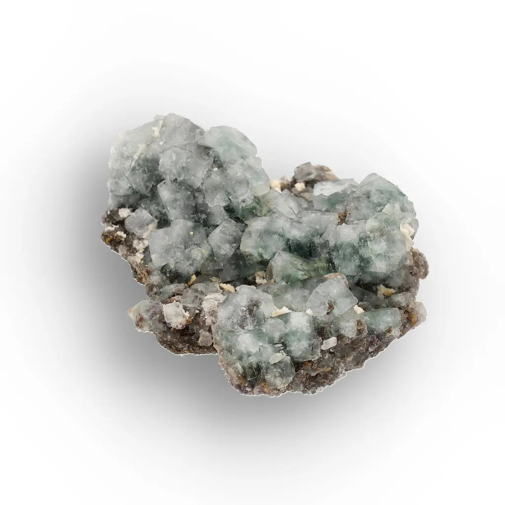 Sea Green Fluorite Crystal Cluster from Okorusu, Namibia