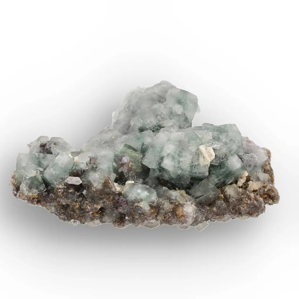 Sea Green Fluorite Crystal Cluster from Okorusu, Namibia