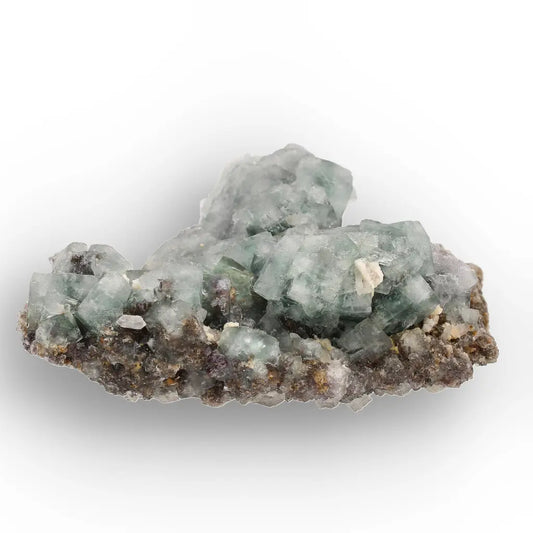 Sea Green Fluorite Crystal Cluster from Okorusu, Namibia