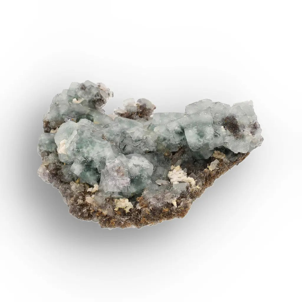 Sea Green Fluorite Crystal Cluster from Okorusu, Namibia