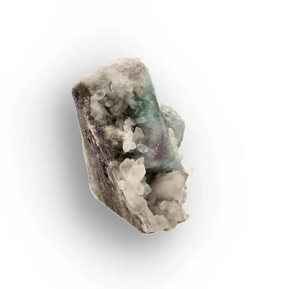 Sea Green Fluorite and Quartz from Okorusu Mine, Namibia