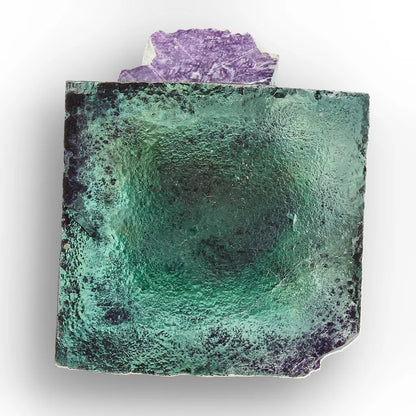 Green and Purple Fluorite Crystal from Okorusu, Namibia