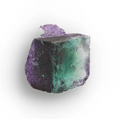 Green and Purple Fluorite Crystal from Okorusu, Namibia