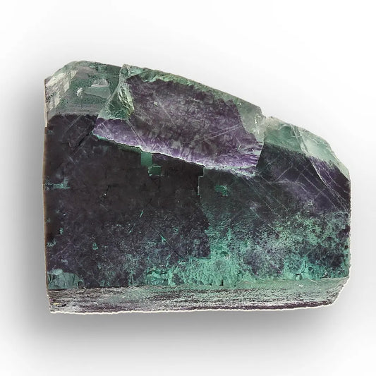 Green and Purple Fluorite Crystal from Okorusu, Namibia